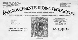 Asbestos Prints: Letterhead, Asbestos Cement Building Products Ltd