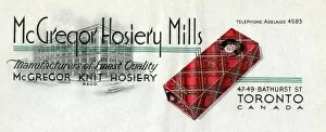 Knit Gallery: Letterhead design - McGregor Hosiery Mills, Toronto