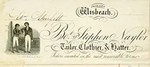 Client Prints: Letterhead design - Stephen Naylor, Tailor, Wisbech