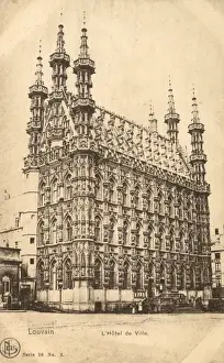 Leuven Prints: Leuven, Belgium - The Town Hall