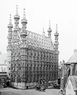Leuven Prints: Leuven Cathedral, Belgium, Victorian period
