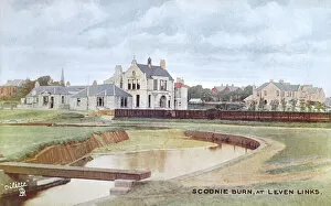 Fife Collection: Leven Thistle Golf Club and Scoonie Burn, Scotland