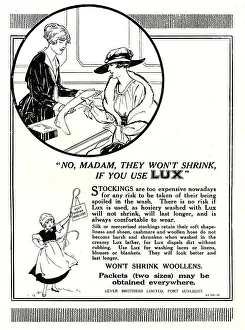 Lever Brothers Lux Advertisement
