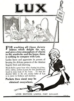 Lever Brothers Lux Advertisement
