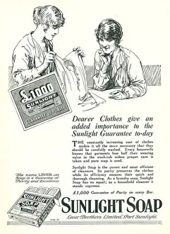 Lever Brothers Sunlight Soap Advertisement