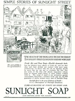 Lever Brothers Sunlight Soap Advertisement