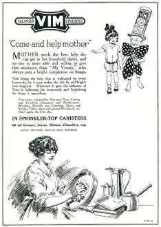 Lever Brothers Vim Advertisement