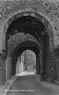 Lewes Prints: Lewes Castle Gateway