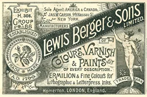 Promoting Prints: Lewis Berger & Sons Advertisement