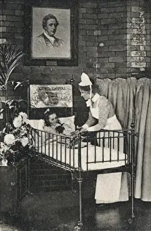 Sponsored Prints: Lewis Carroll cot at Great Ormond Street Childrens Hospital