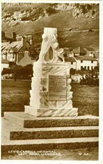 Publishers Prints: Lewis Carroll Memorial, West Shore Llandudno