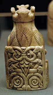 Ivory Gallery: The Lewis Chessmen. Detail