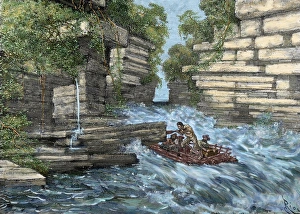 Lewis and Clark Expedition (1803-1806). Pass the first strea Lewis and Clark Expedition (1803-1806). Pass the first strea