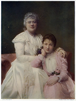 Images Dated 30th June 2017: Lewis (Kate Terry) and Mabel Terry-Lewis