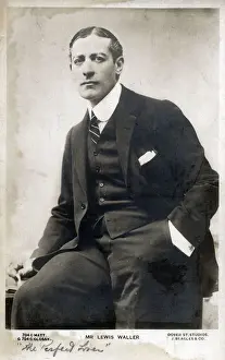 Waller Prints: Lewis Waller (1860-1915) - Actor and Theatre Manager - pictured here performing in