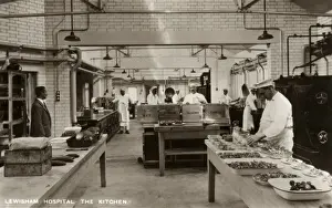 Salad Prints: Lewisham Hospital kitchens, south east London