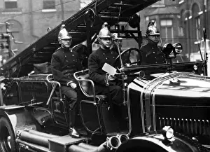 Motorised Prints: LFB crew on motorised vehicle