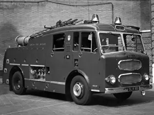 Dual Prints: LFB Dennis dual-purpose pump, Lambeth HQ