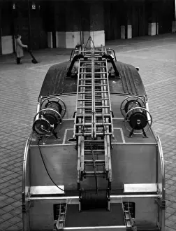 LFB Dennis fire engine (back view)
