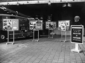 Voluntary Prints: LFB exhibition, display of WW2 posters