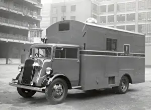 LFB fire Control Unit at Brigade HQ, Lambeth, WW2
