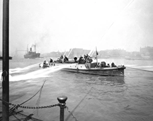 LFB fireboat Beta II at Cherry Garden Pier