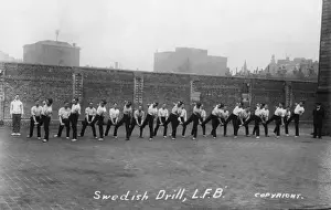 LFB firefighters doing Swedish Drill
