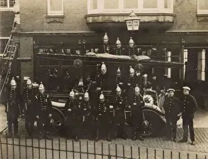 LFB-LCC Harrow Fire Brigade with engine