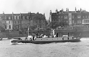 Images Dated 14th December 2011: LFB Massey Shaw fireboat on River Thames, London