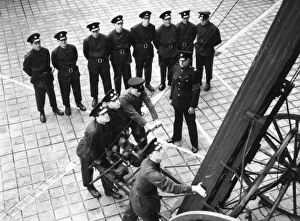 London Fire Brigade Gallery: LFB recruits taking part in escape training at HQ