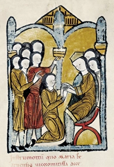Allegiance Gallery: Liber Feudorum Maior. end 12th c. Oath of allegiance