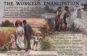 Exchequer Collection: Liberal Election Campaign Card, 1909