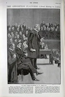 Liberal meeting in London, St James's Hall