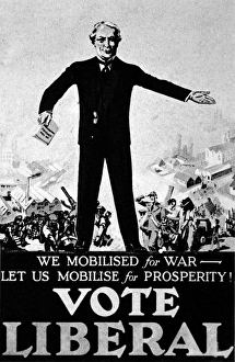 Images Dated 9th July 2004: Liberal Party Poster, We Mobilised for War - Let us Mobilis