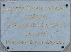 Liberation Gallery: Liberation of the 1st Town Hall, Benouville, Normandy