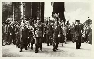 Images Dated 12th April 2012: The liberation of Paris. Charles de Gaulle