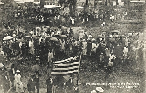 Inaugurated Collection: Liberia, Procession for the inauguration of the President