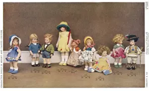 Nationality Prints: Liberty character dolls