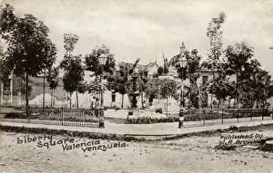 Venezuela Prints: Liberty Square, Valencia, Venezuela