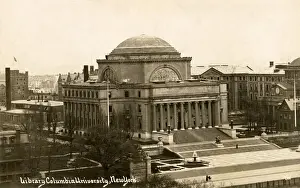 Universities Prints: Library building, Columbia University, New York, USA