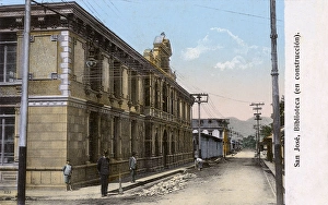 Images Dated 29th September 2015: Library building, San Jose, Costa Rica, Central America