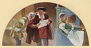 Library of Congress Mural - The Printing Press Library of Congress Mural - The Printing Press