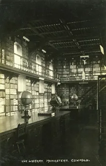 Carthusian Prints: The Library, St Hugh's Charterhouse, Cowfold, Sussex