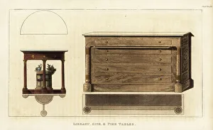 Manufactures Prints: Library side table and pier table