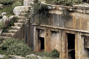 Lybia Collection: LIBYA. AKHDAR. Shahhat. Cyrene. Tob at Greek-Roman