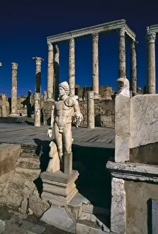 Art Sticas Collection: Libya. Leptis Magna. Archaeology