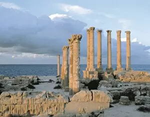 Lybia Collection: LIBYA. SIRTE BASIN. Sabratha. Temple of Isis