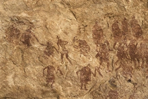 Humanidad Collection: Libya. Tadrart Acacus. Archaeology