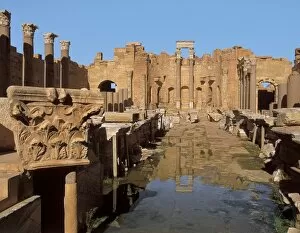 Lybia Collection: LIBYA. TRIPOLI. Leptis Magna. Severus Basilica