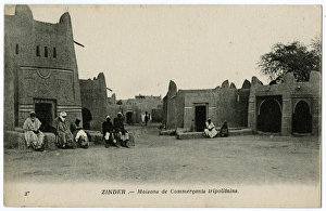 Niger Gallery: Libyan Traders Houses at Zinder, Niger, Africa